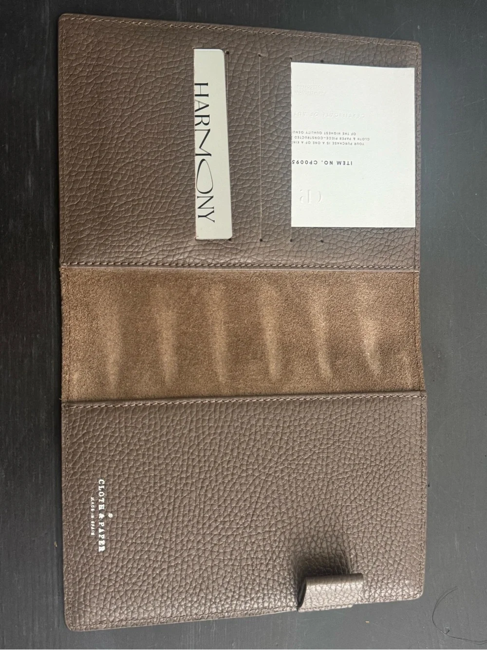 Cloth and Paper Leather Heirloom Folio CP Petite